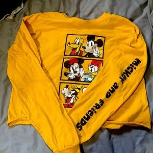 Mickey and friends crop top